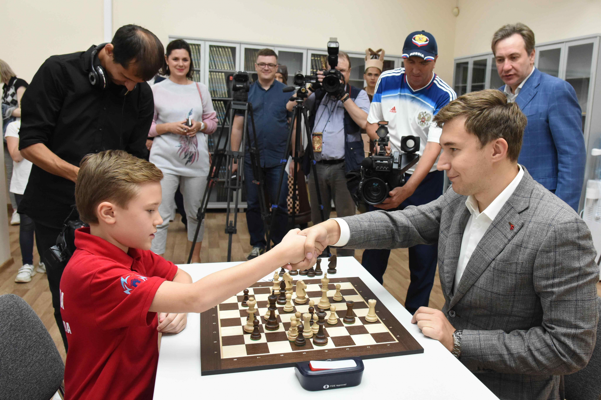 Александр Евстифеев и Сергей Карякин открыли Этап кубка России по шахматам