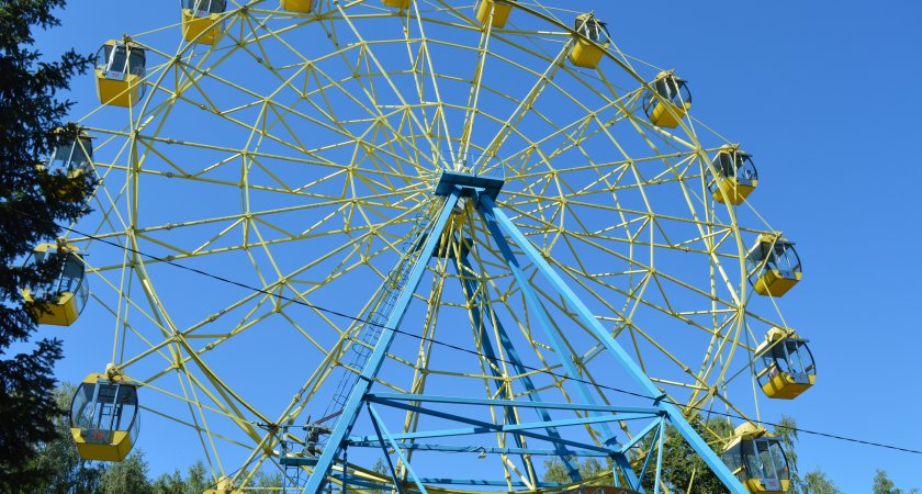 В Центральном парке Йошкар-Олы отключили колесо обозрения
