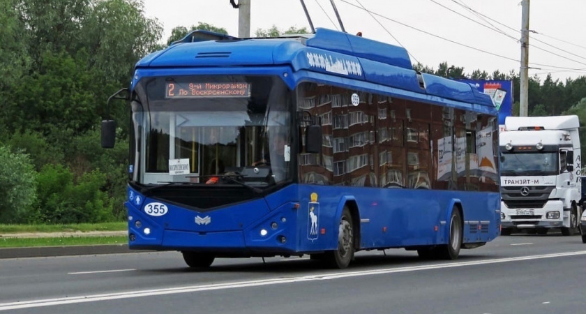 Три йошкар-олинских троллейбуса временно изменят свой маршрут