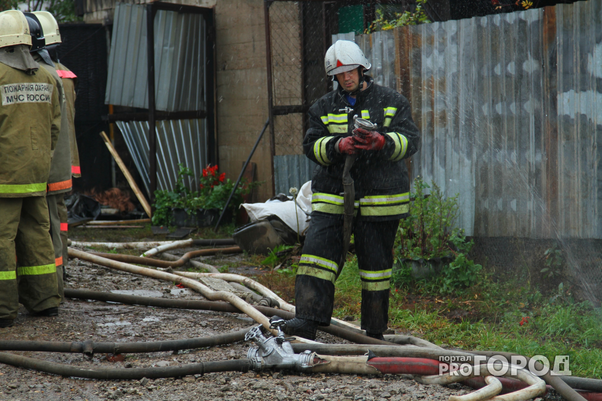 В Марий Эл пожарные спасли 7 человек от огня