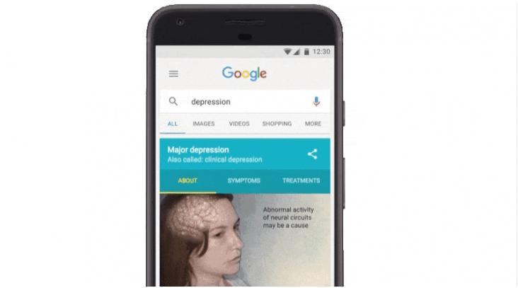 Тест на депрессию можно будет пройти в Google