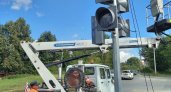 В Йошкар-Оле устанавливают новый светофор