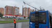 По улице Петрова в Йошкар-Оле запустили троллейбусную сеть