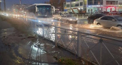 Заречную часть Йошкар-Олы затопило из-за аварии на водопроводе
