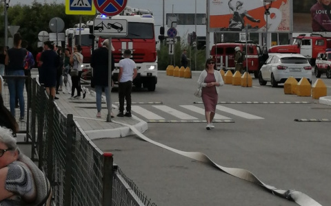В торговом центре Йошкар-Олы произошел пожар