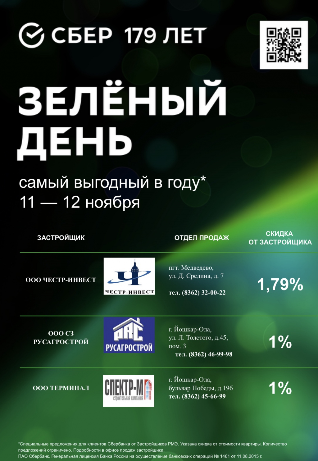 Йошкаролинские компании предоставят скидки клиентам в Зеленый день