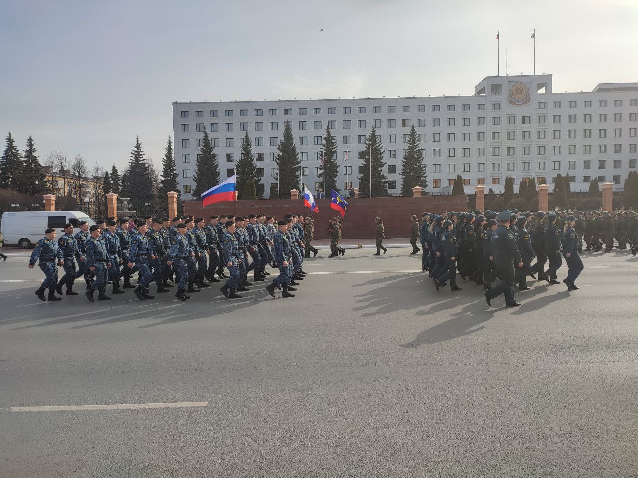 В Йошкар-Оле перекрыт Ленинский проспект, в связи с подготовкой к Параду  Победы