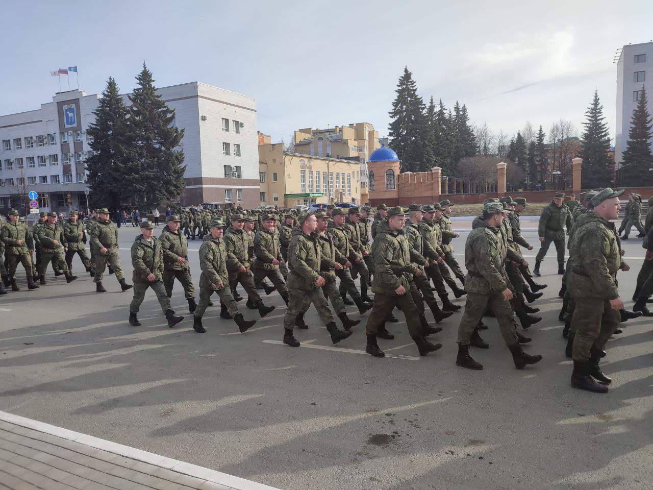 В Йошкар-Оле перекрыт Ленинский проспект, в связи с подготовкой к Параду  Победы