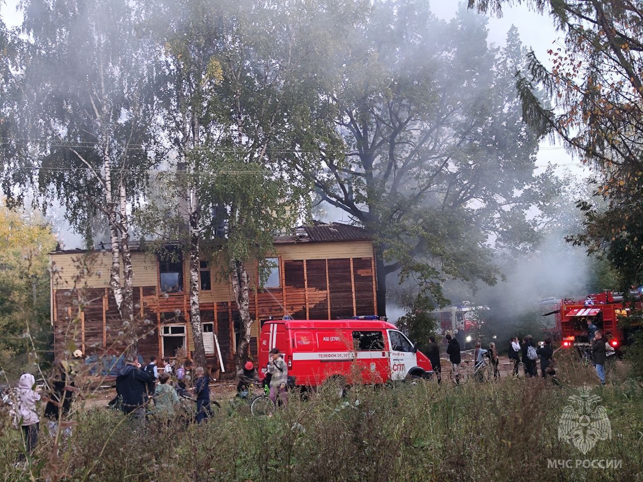 В Йошкар-Оле выясняют причину возгорания расселенного дома