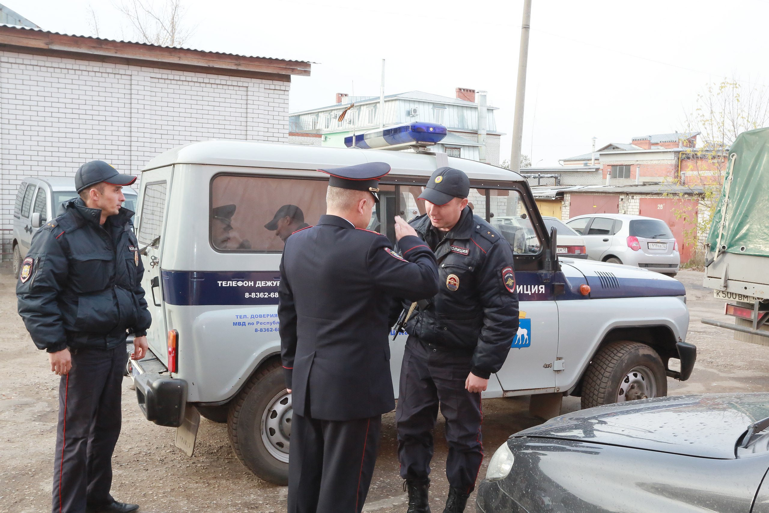 Полицейские провели 1 день с журналистами в Йошкар-Оле 22 октября 2015