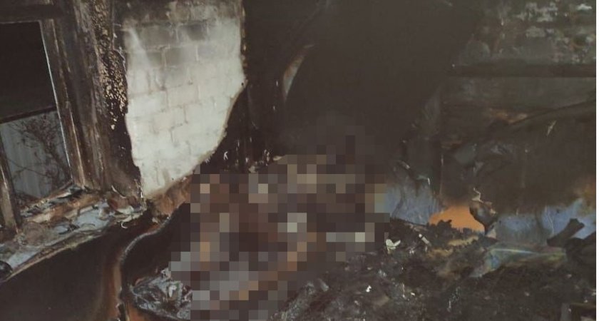 Огонь захватил всю площадь: в Марий Эл сожители сгорели заживо в своей квартире