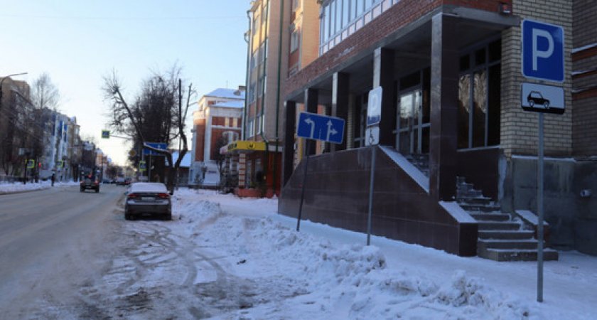 В Йошкар-Оле на Советской новые знаки мешают пешеходам