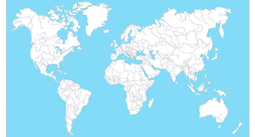 Сможете угадать по очертаниям страну на карте мира