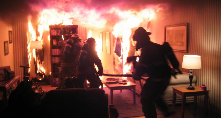 Ночью 26 февраля в Йошкар-Оле произошел пожар в многоквартирном доме