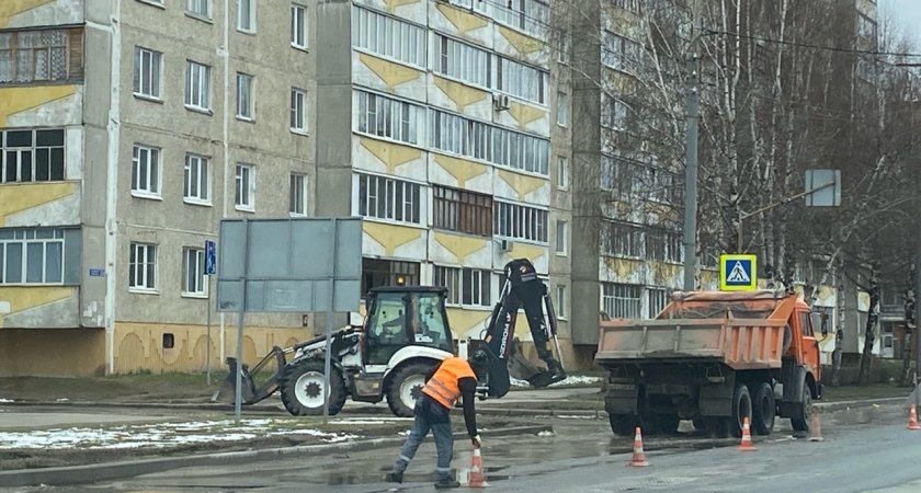 В Йошкар-Оле начался ремонт проезжей части на улицах Лебедева и Карла Либкнехта
