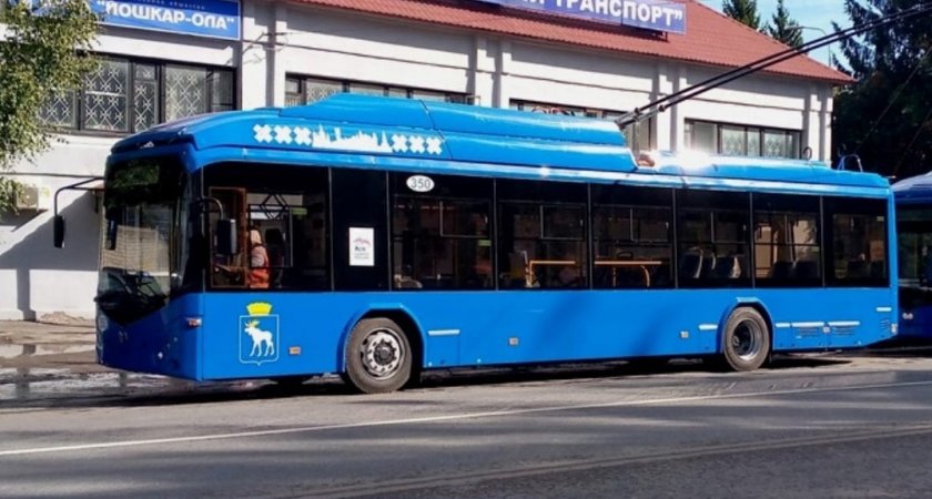 В Йошкар-Оле из-за ремонта дороги изменятся маршруты трех троллейбусов