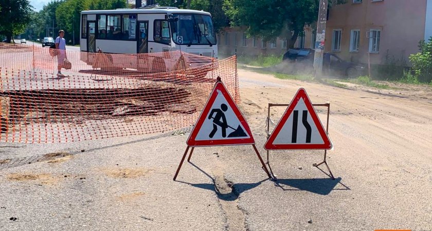 В Волжске на неделю закрыли проезд по улице Кузьмина