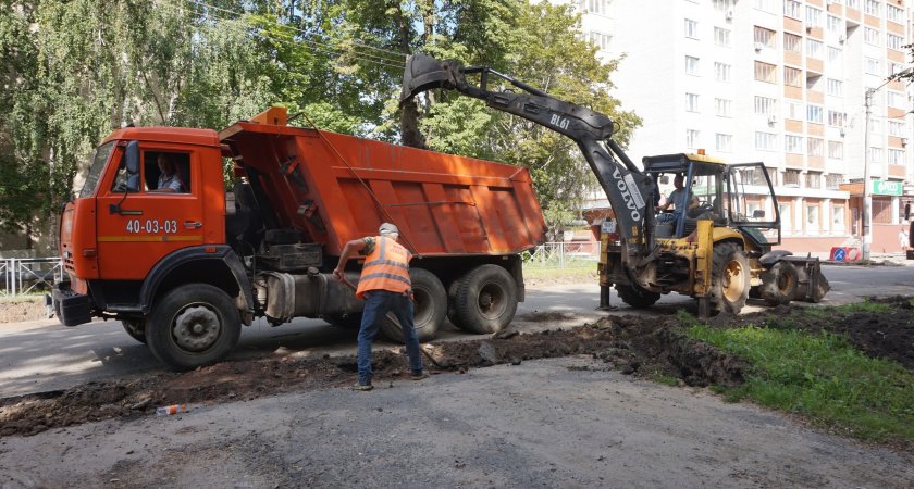 В Йошкар-Оле начали работу над одним из самых разбитых участков дороги