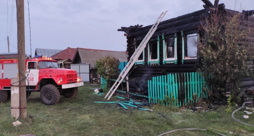 Отец и сын погибли во время пожара в Марий Эл