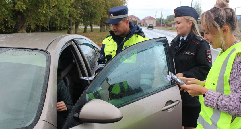 В Марий Эл сотрудники ГИБДД вышли на дороги с напоминанием