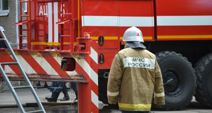 В пожаре Марий Эл пострадал многоквартирный дом