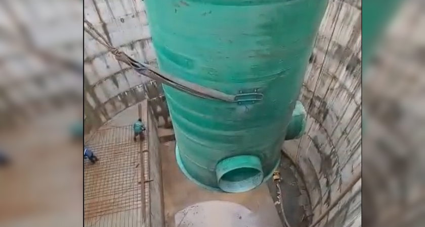 В Йошкар-Оле на замену 40-летней насосной станции строят новую под землей