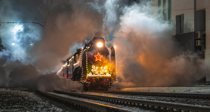 Поезд всероссийского Деда Мороза доедет до Йошкар-Олы через неделю