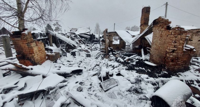 Спасатели вывели обгоревшего жителя Марий Эл из полыхающего дома