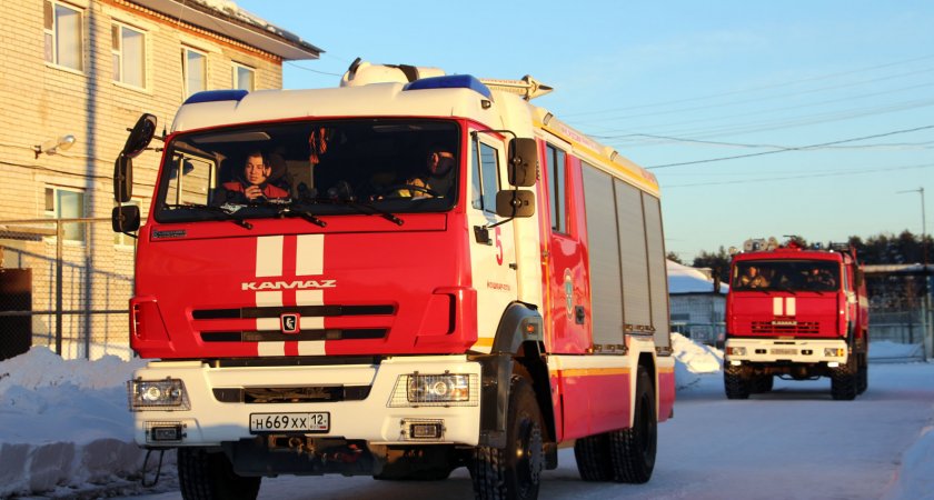 В Марий Эл в колонии-поселении №7 тушили условный пожар