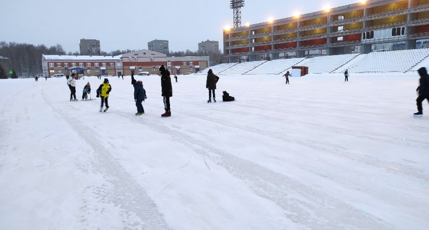 В Йошкар-Оле открылись три катка