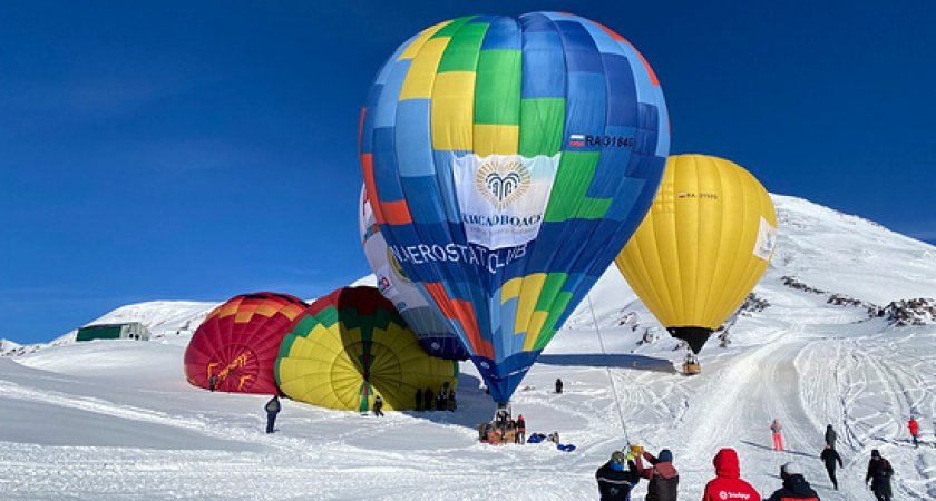 Жители Марий Эл первыми в истории перелетят через Эльбрус на аэростатах