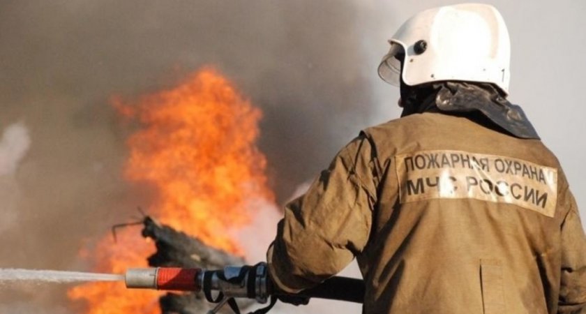 В Марий Эл в Медведеском районе сгорело частное хозяйство