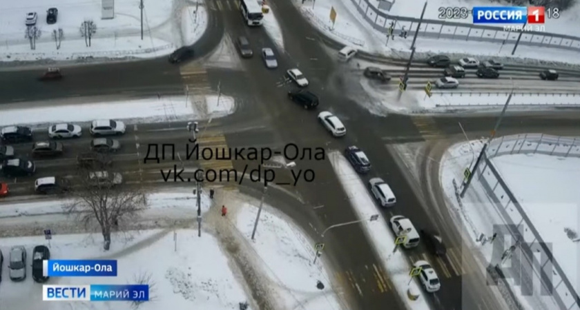 Водителям Йошкар-Олы не нравится новый перекресток: уже было 10 ДТП