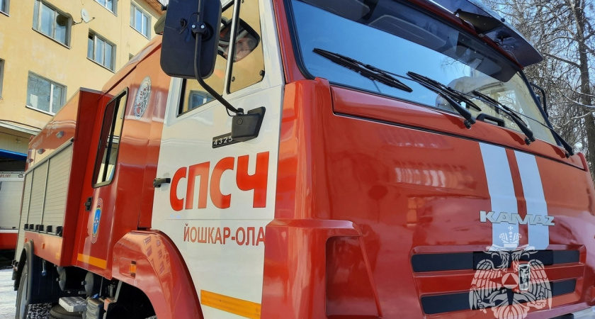 Во время пожара в Марий Эл погиб человек