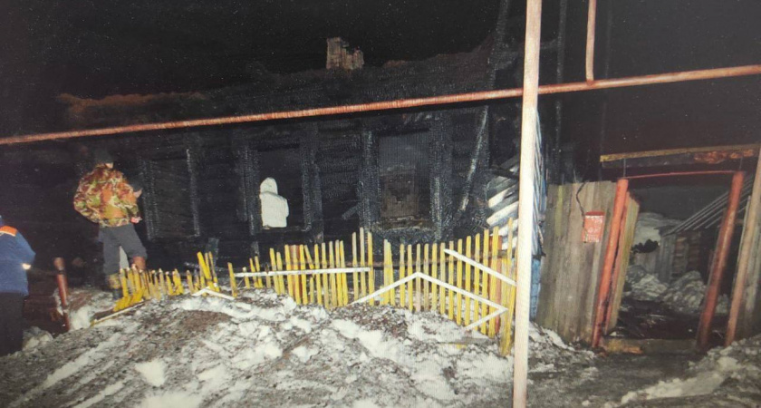 В Волжском районе Марий Эл сгорел жилой дом, пострадали люди