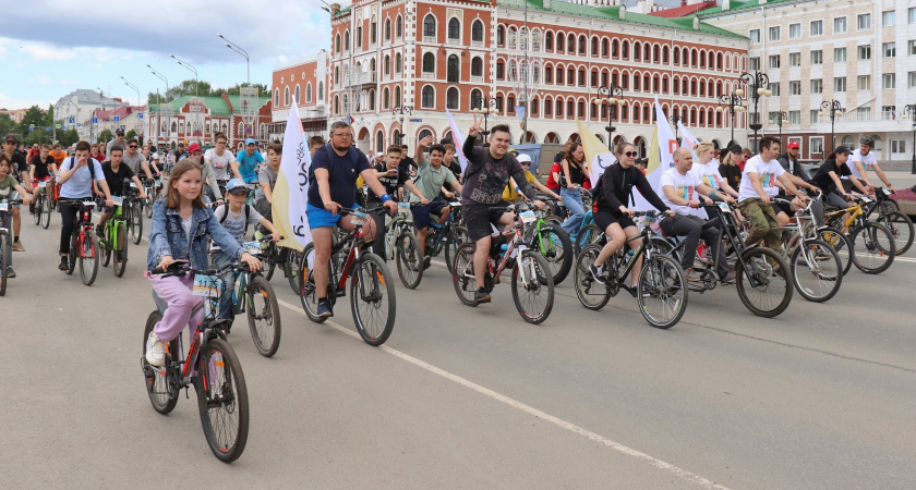 В выходные центр Йошкар-Олы закроют для велосипедистов