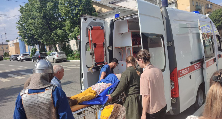 В Йошкар-Оле на фестивале отца троих  детей из Чебоксар унесли в карету скорой помощи