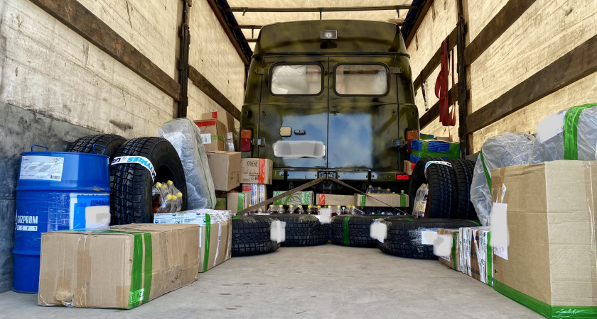 Мотоцикл и "буханки": из Марий Эл в зону СВО отправлена гуманитарная помощь