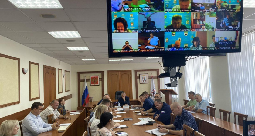 В Марий Эл из-за непогоды создана комиссия по ликвидации чрезвычайной ситуации