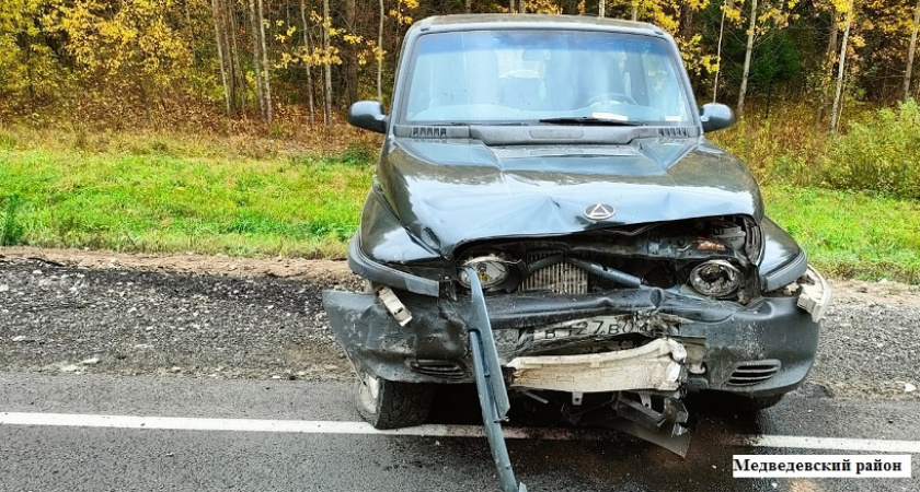 Разогнавшись, водитель ТагАЗ спровоцировал ДТП в Медведевском районе