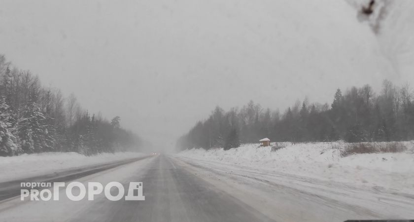 В Марий Эл из-за снегопада будет решаться вопрос о перекрытии дорог