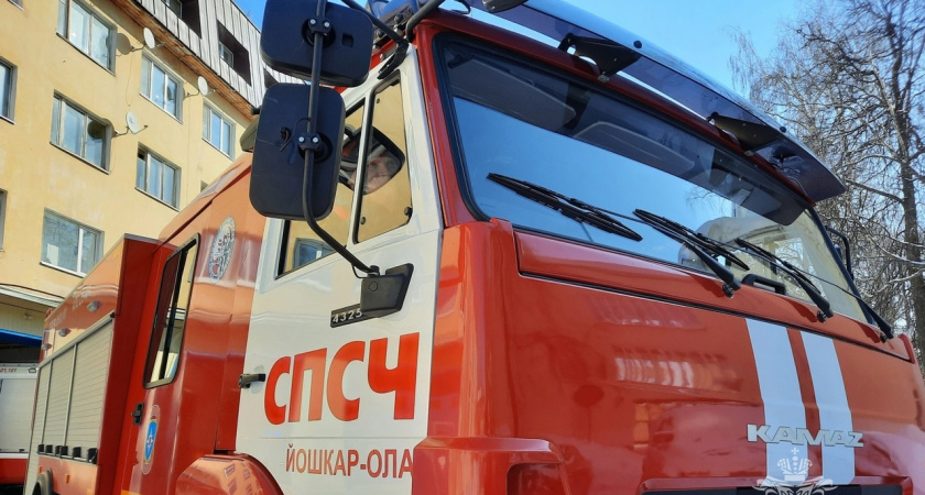 Йошкар-олинские пожарные ликвидировали пожар на улице Прохорова