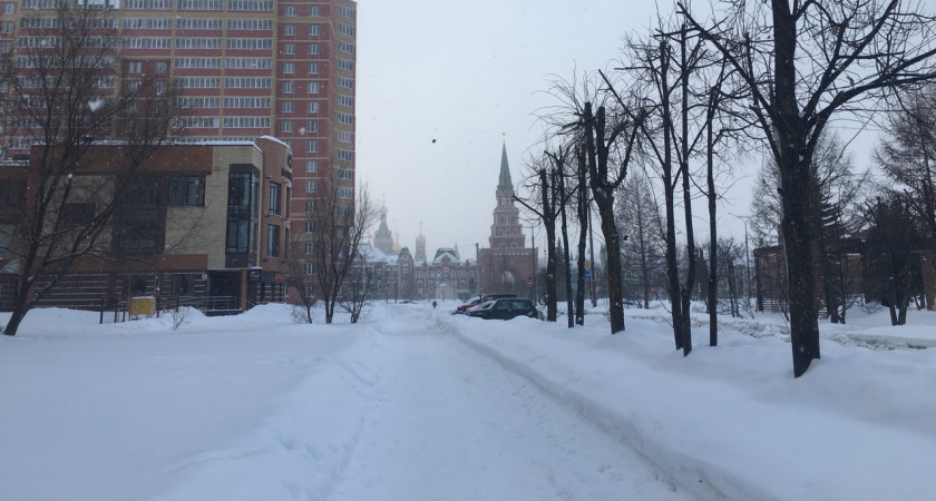 Во вторник в Марий Эл ожидается переменчивая погода: днем без осадков, а ночью снег