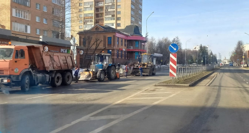Улицы в Йошкар-Оле убирают каждый день
