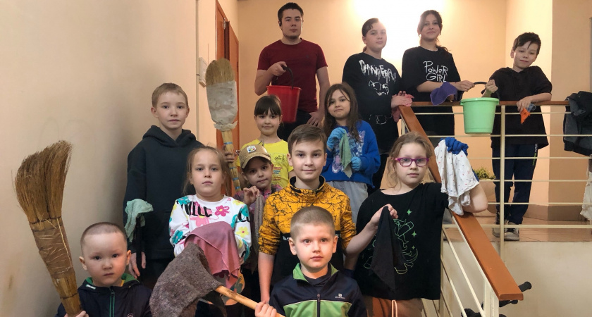 В Йошкар-Оле в многоквартирном доме прививают детям уважение к труду обслуживающего персонала