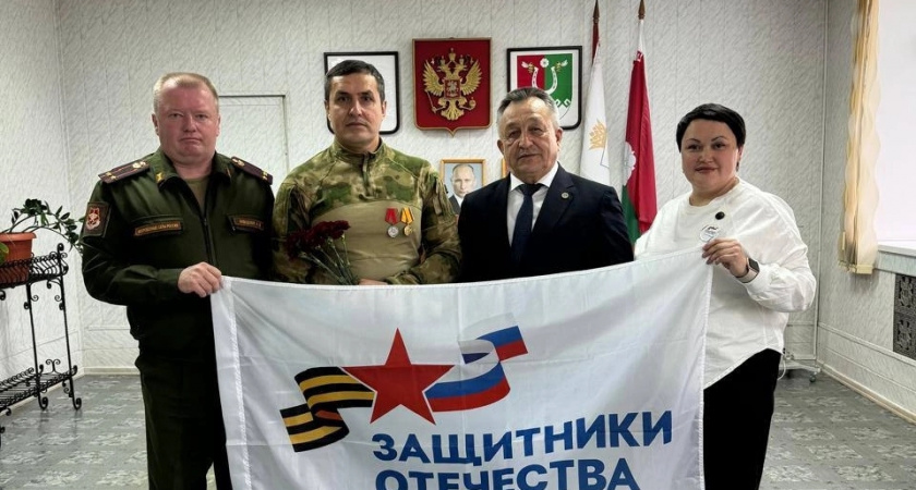 Боец из Марий Эл награждён медалью Жукова