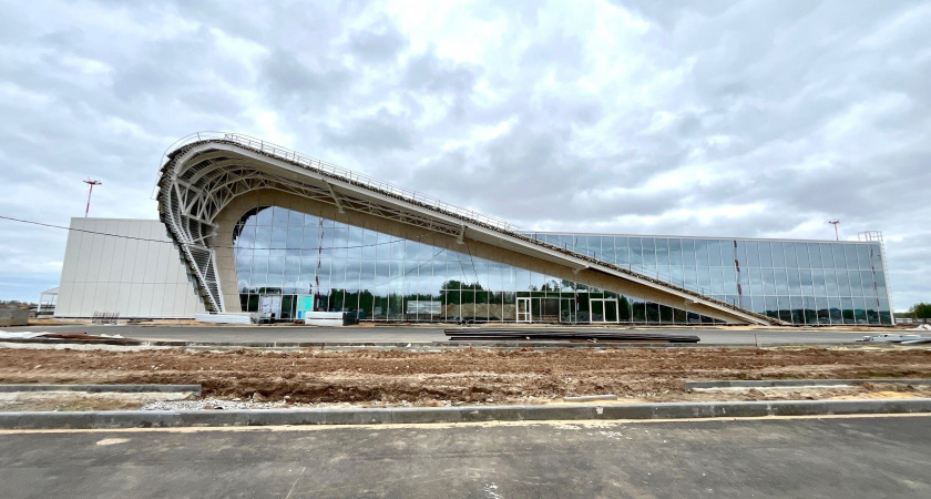 Новый аэропорт Йошкар-Олы приобретает форму самолета