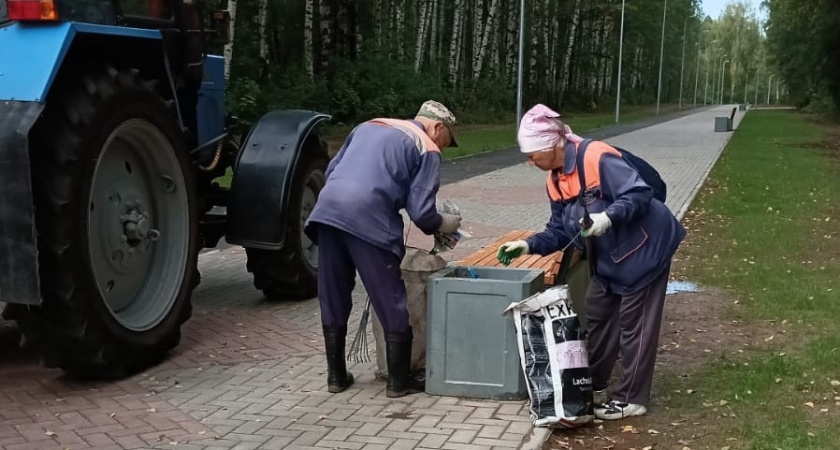 Одну из улиц Йошкар-Олы приводят в надлежащий вид