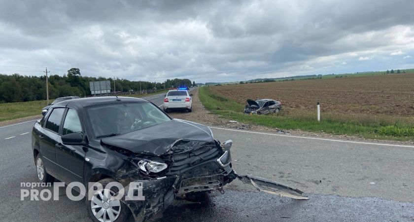 Двое детей и двое взрослых пострадали в ДТП на трассе в Медведевском районе