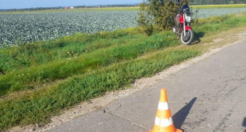 Подросток на мотоцикле попал в ДТП, а потом в больницу в Горномарийском районе